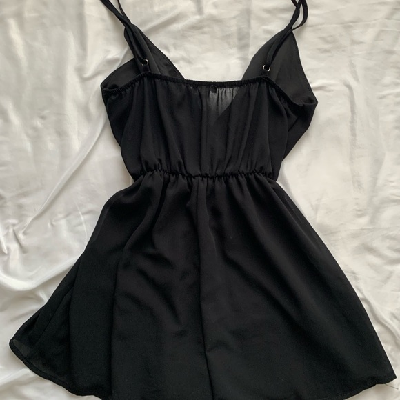 REVAMPED BLACK ROMPER - Picture 2 of 3